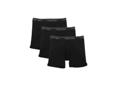 Calvin Klein Logo Stretch Boxer Shorts Set of 3 "Black"