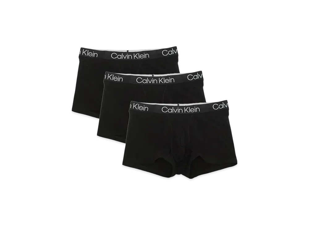 Calvin Klein Logo Stretch Boxer Shorts Set of 3 "Black"