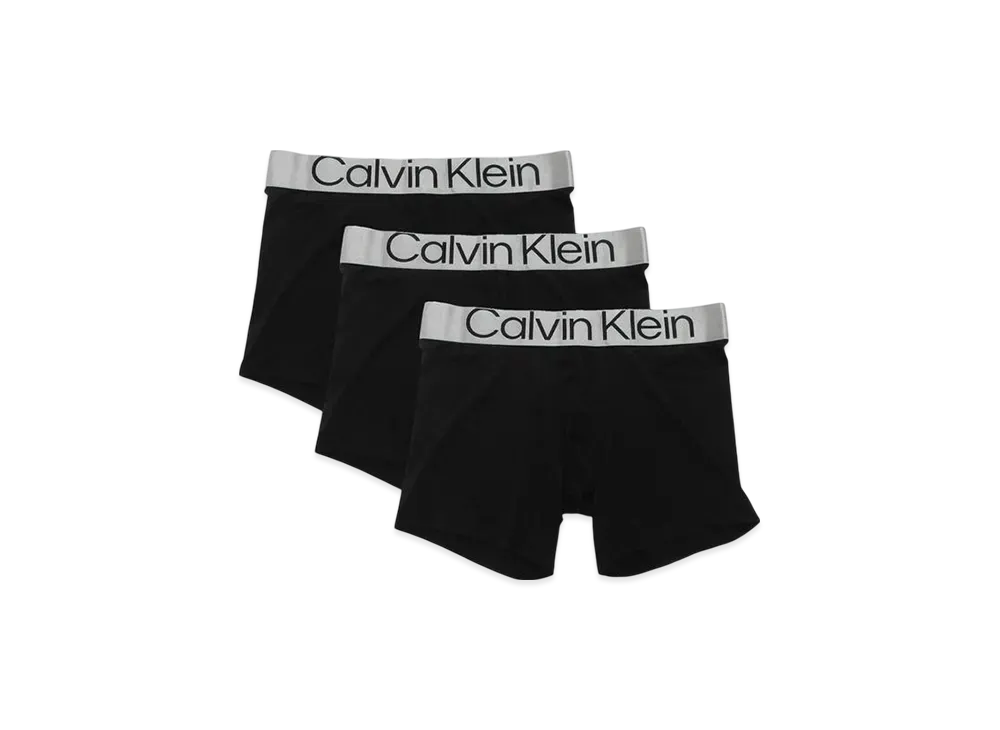 Calvin Klein Logo Stretch Boxer Shorts Set of 3 "Black"