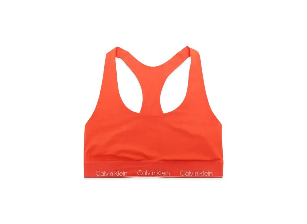 Calvin Klein Modern Performance Unlined Bralette "Orange"