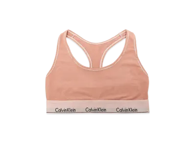 Calvin Klein Modern Cotton Naturals Mineral Dye Unlined Bralette "Pink"