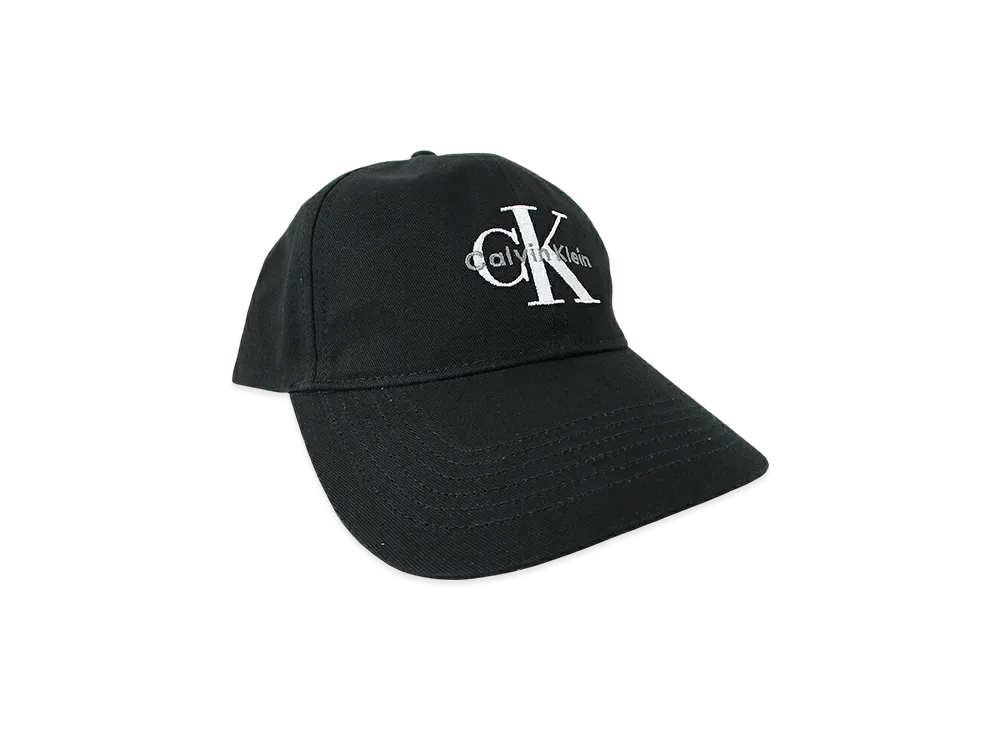 Calvin Klein Monologo Embroidery Baseball Hat "Black"