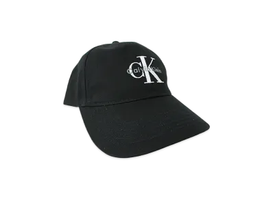 Calvin Klein Monologo Embroidery Baseball Hat "Black"