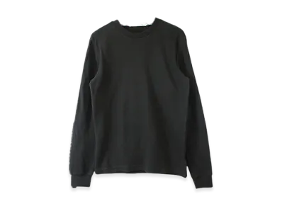Calvin Klein Jeans Monologo Badge Waffle LS Tee "CK Black"