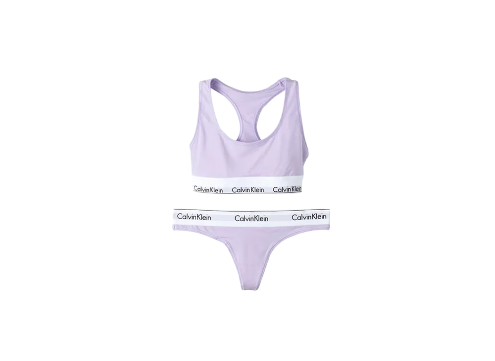 Calvin Klein Modern Cotton Bra/Shorts Set "Vervainlilac"