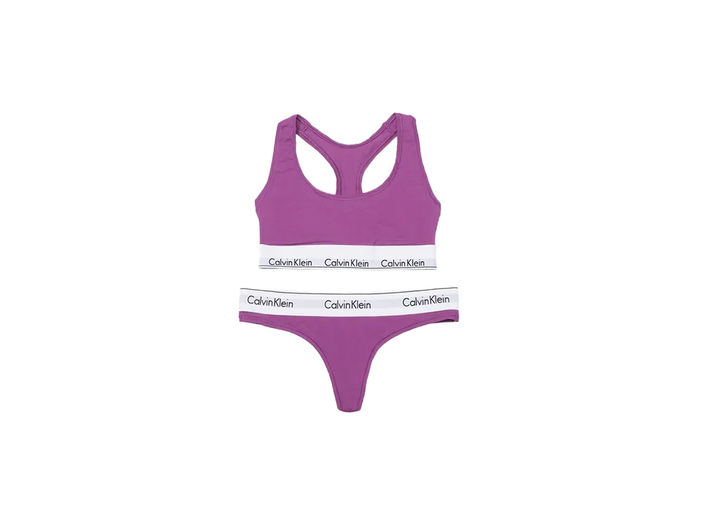 Calvin Klein Modern Cotton Bra/Shorts Set "Irisorchid"