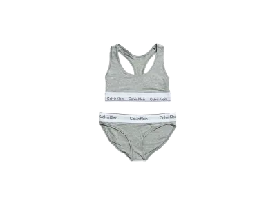 Calvin Klein Modern Cotton Bra/Shorts Set "Gray"
