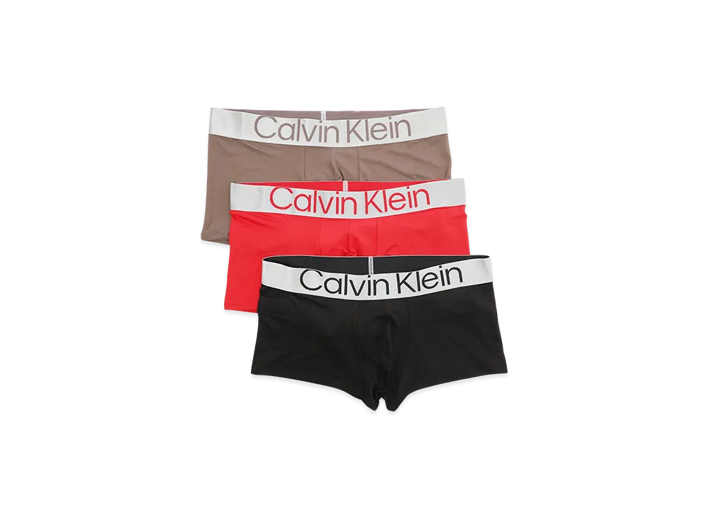 Calvin Klein Boxer Briefs "Tan/Berry/Black"