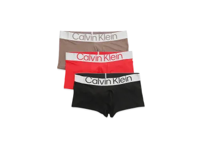 Calvin Klein Boxer Briefs "Tan/Berry/Black"