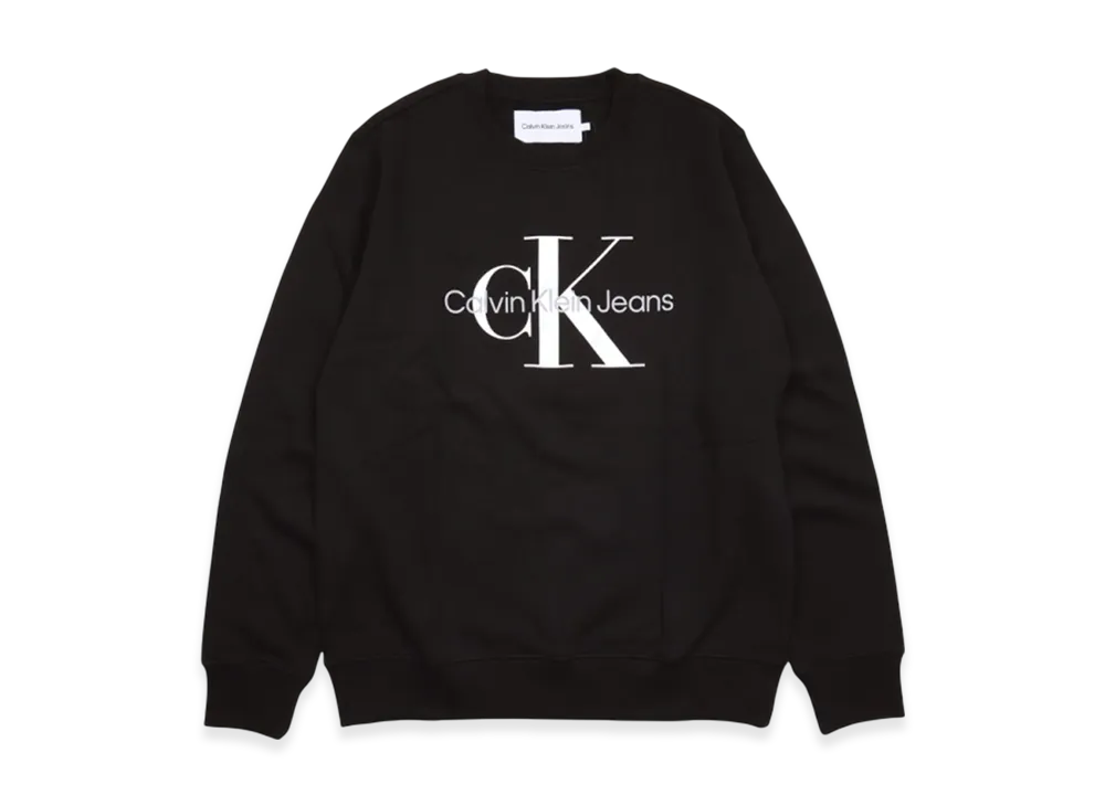 Calvin Klein Jeans Core Monologo Crewneck Sweatshirt "CK Black"