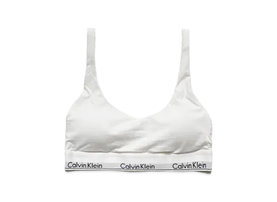 Calvin Klein Women's Lightly Line Bralette "White"