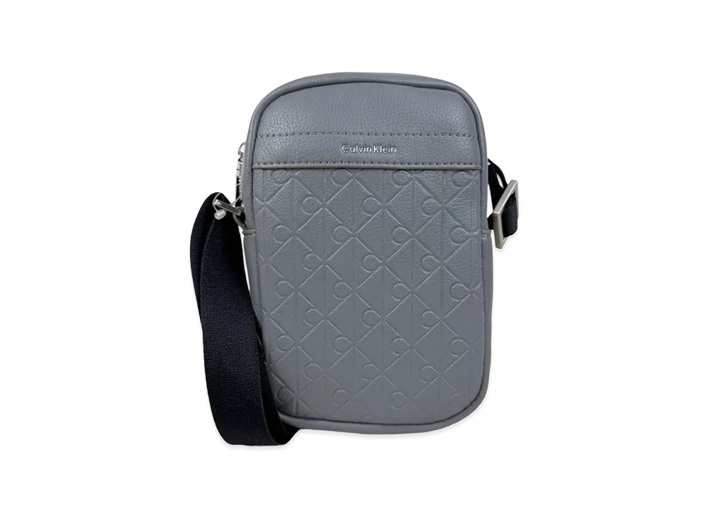Calvin Klein Emblem AOP Embossed Slim Reporter "Charcoal Grey"