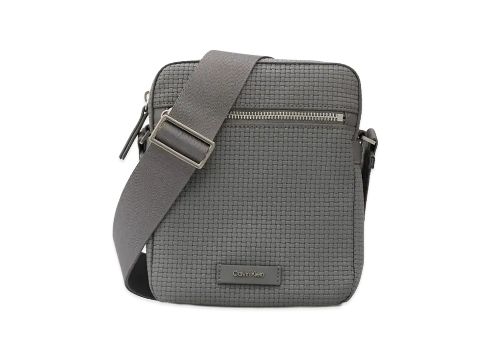 Calvin Klein Embossed Woven Reporter "Charcoal Gray"