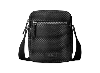 Calvin Klein Embossed Woven Reporter "Black"