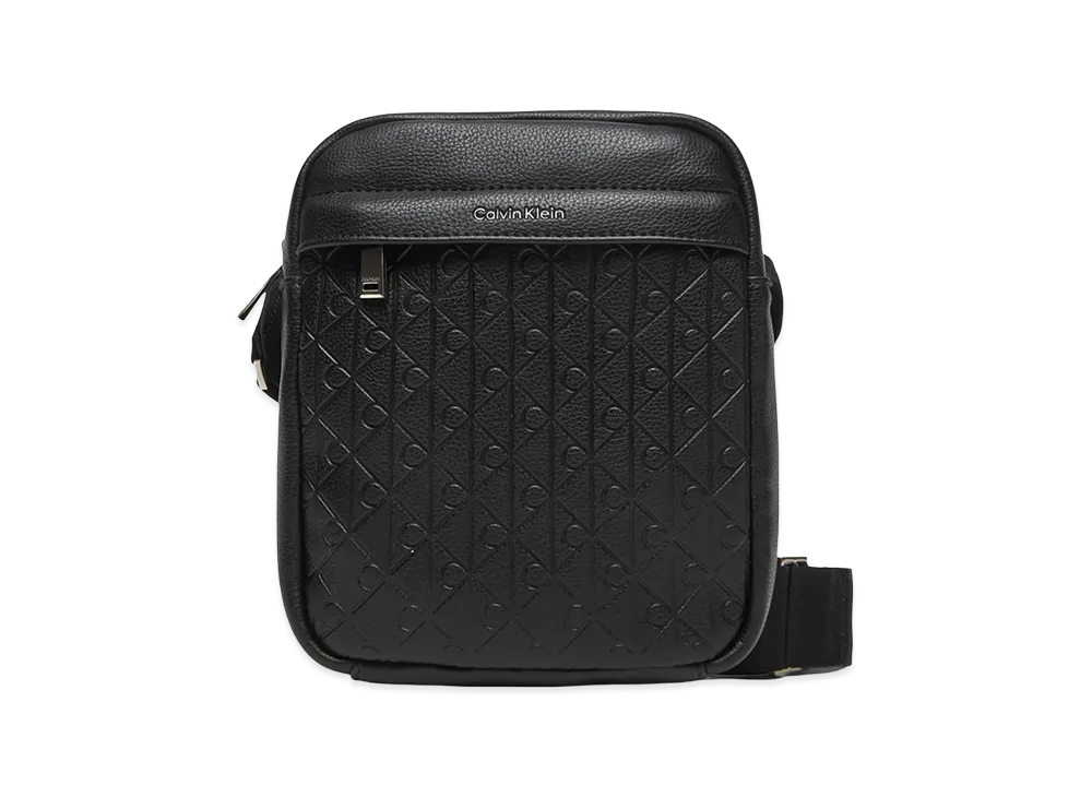 Calvin Klein Emblem AOP Emboss Reporter "Black"