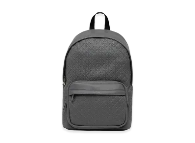 Calvin Klein Emblem AOP Emboss Round Backpack "Charcoal Gray"