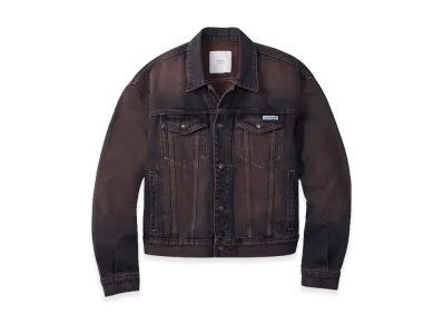 Calvin Klein x Jung Kook of BTS 90s Cropped Denim Trucker Jacket "Dusk Brown"