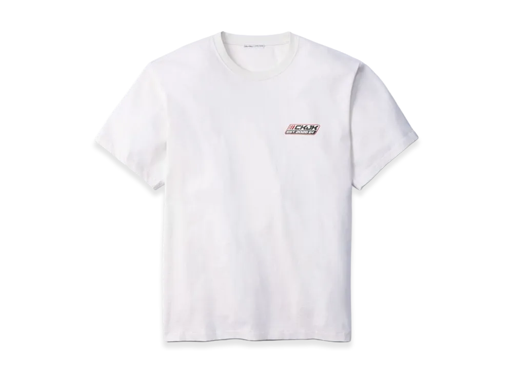 Calvin Klein x Jung Kook of BTS Logo Badge Relaxed T-Shirt "Lily White"