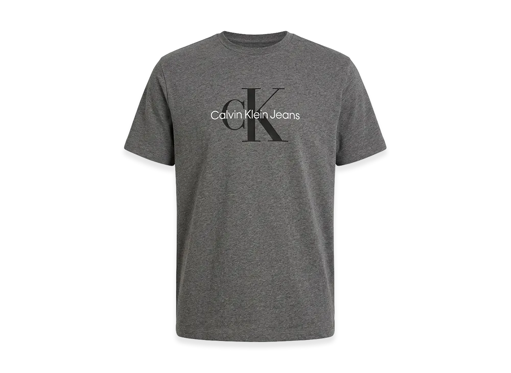 Calvin Klein Short Sleeve Monogram Logo T-Shirt "Grey"