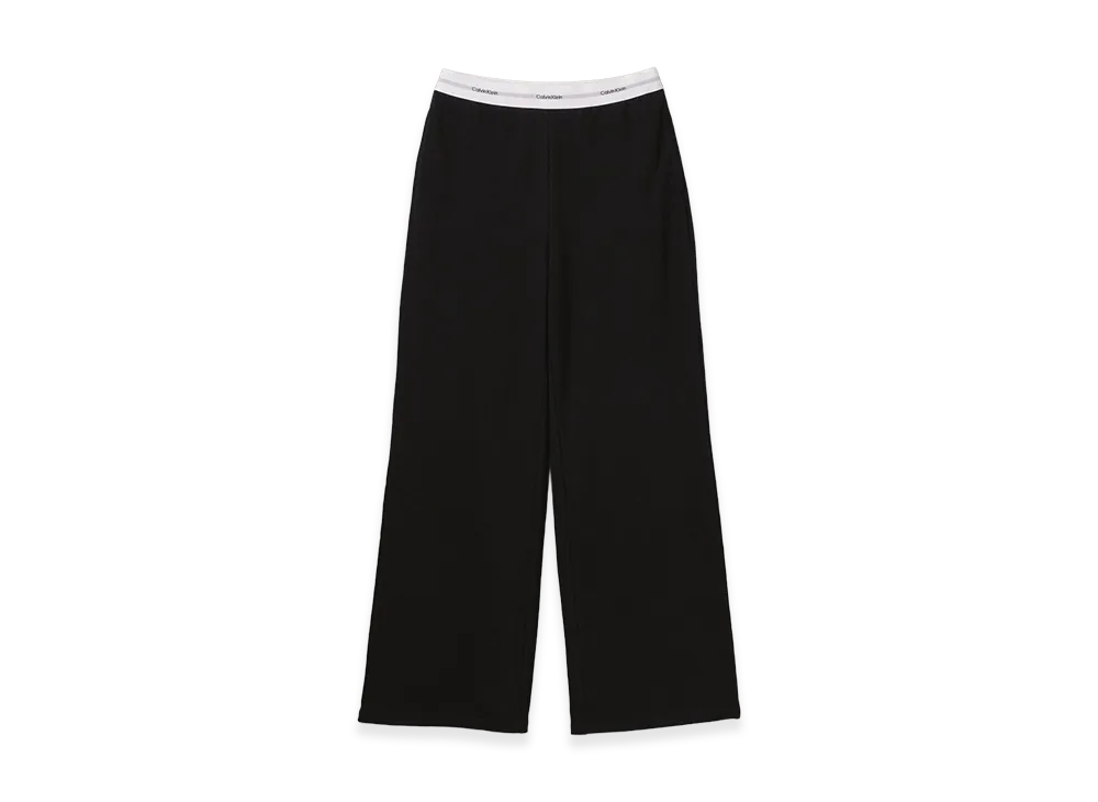 Calvin Klein Women's Logo Jersey Pants "Black"