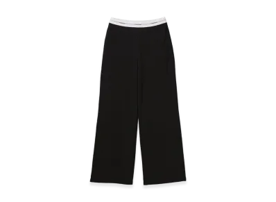 Calvin Klein Women's Logo Jersey Pants "Black"