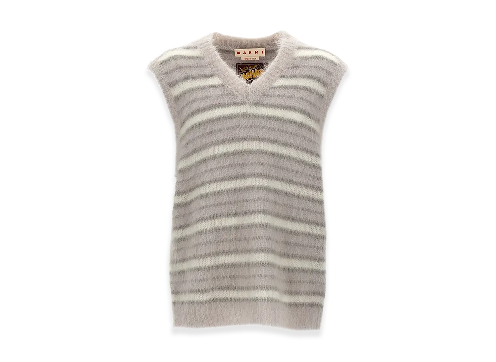 MARNI 'Fuzzy Wuzzy' Vest "Gray"