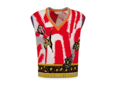 MARNI x Olaolu Slawn x Soldier Boyfriend Wool Jumper "Glass"