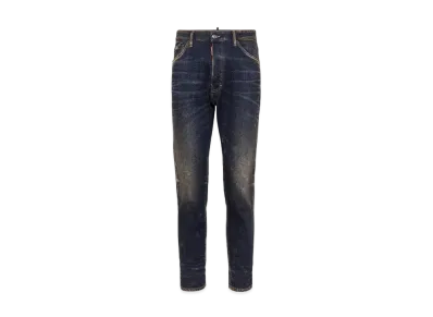 Dsquared2 Dark Sedona Wash Relax Long Crotch Jeans "Navy" D2-0840