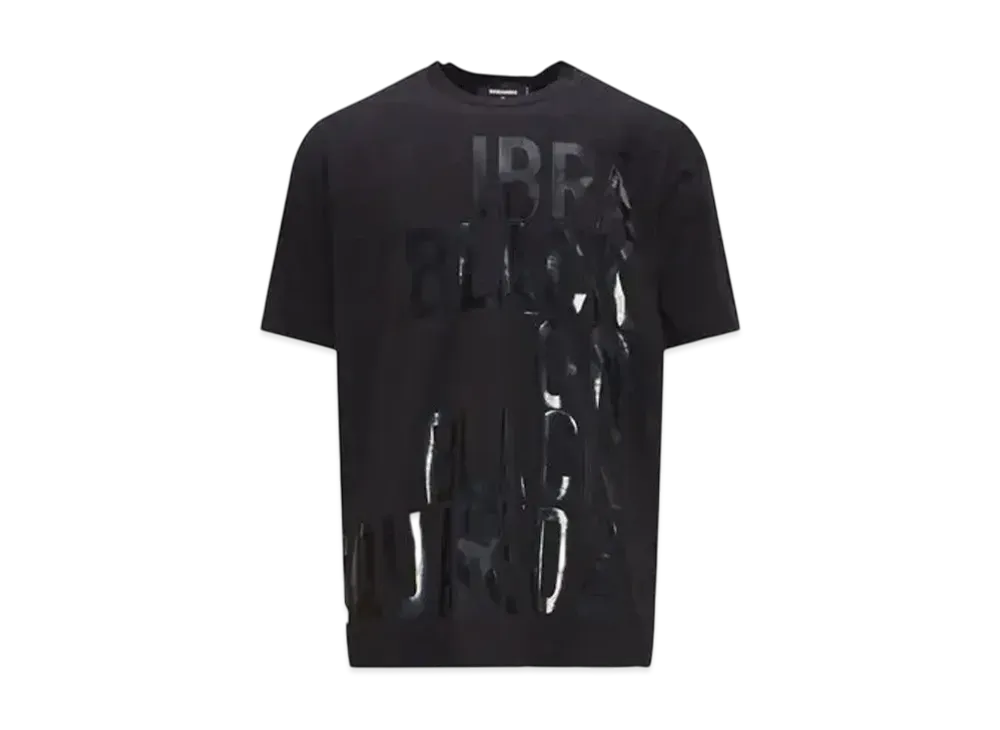 DSQUARED2 Ibra On T-Shirt Cotton "Black"