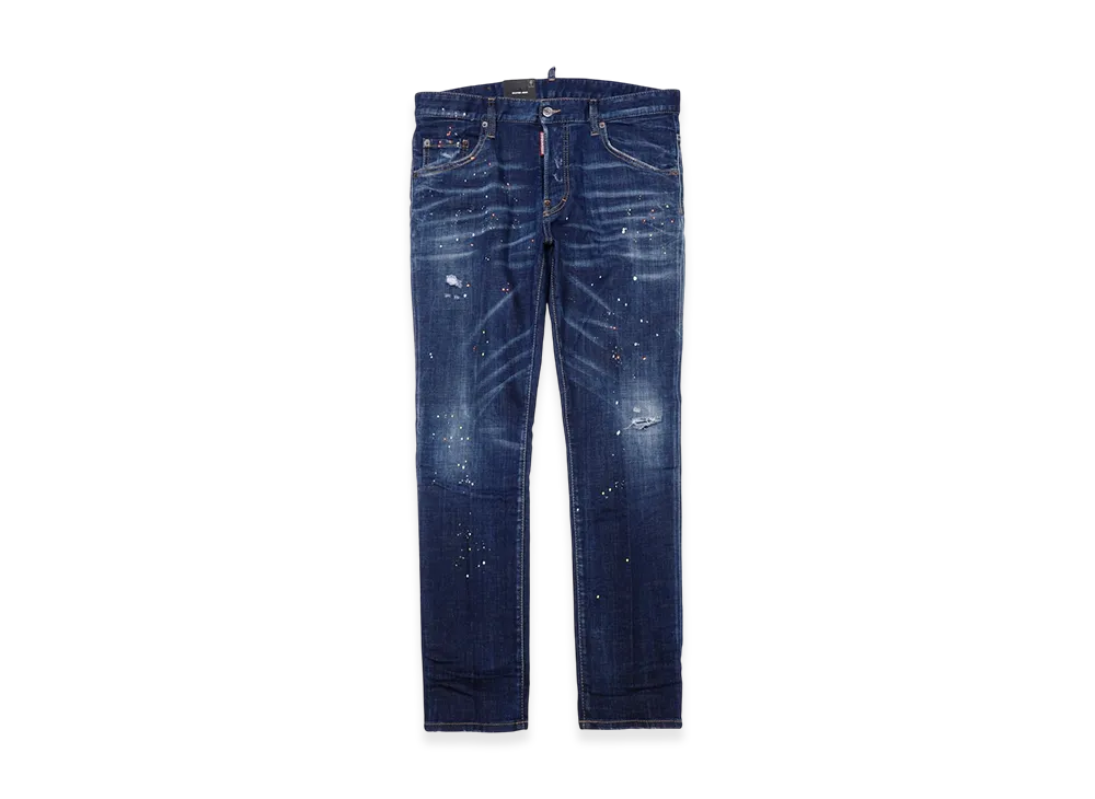 DSQUARED2 Skater Button-Fly Jeans "Blue"