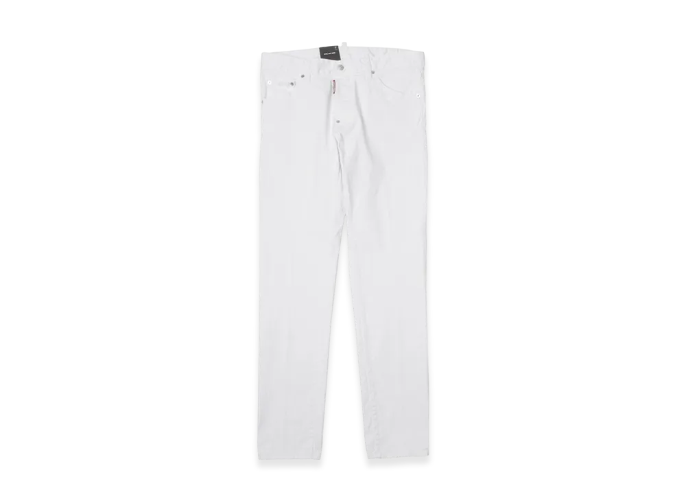 DSQUARED2 Cool Guy Button-Fly Jeans "White"