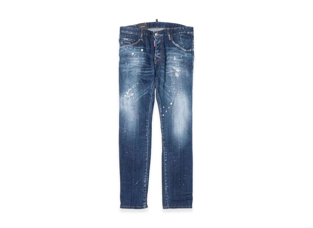 DSQUARED2 Skater Button-Fly Jeans "Blue"