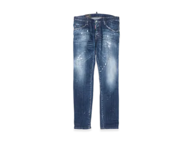 DSQUARED2 Skater Button-Fly Jeans "Blue"