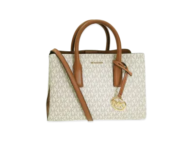 MICHAEL KORS Women's Shoulder Bag "White/Brown"