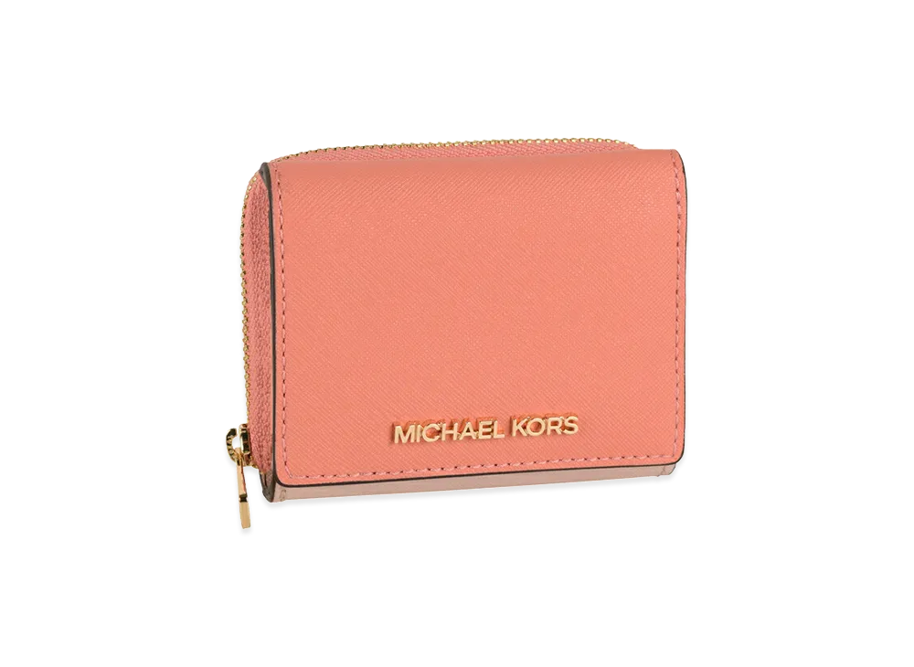 MICHAEL KORS Trifold Wallet "White Multi"
