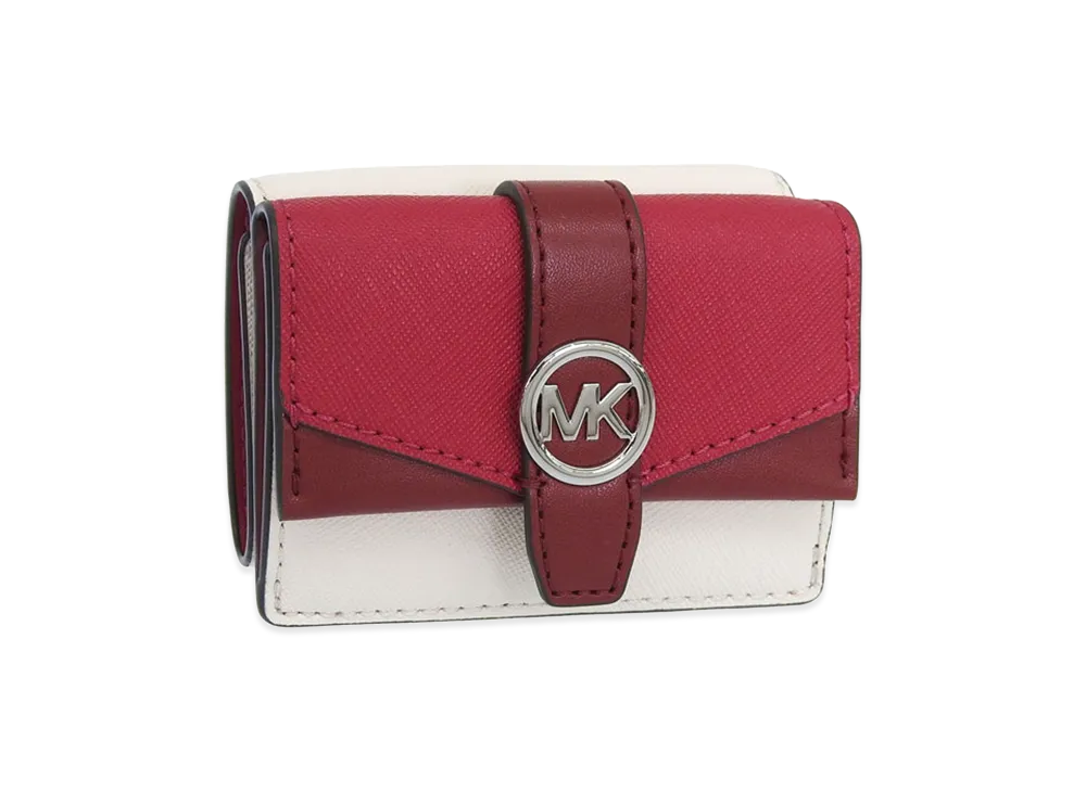 MICHAEL KORS Women's Trifold Wallet "Red Multi"