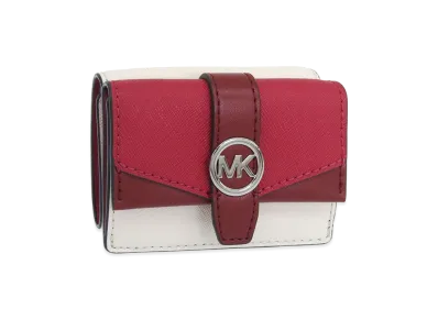 MICHAEL KORS Women's Trifold Wallet "Red Multi"