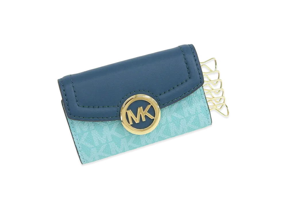 MICHAEL KORS Women's Fulton Key Case "Blue"