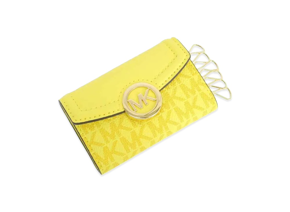 MICHAEL KORS Women's Fulton Key Case "Yellow"