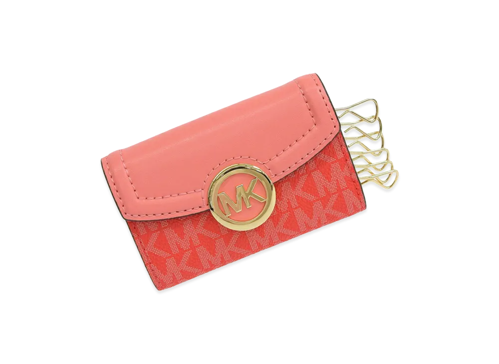 MICHAEL KORS Women's Fulton Key Case "Hot Pink"