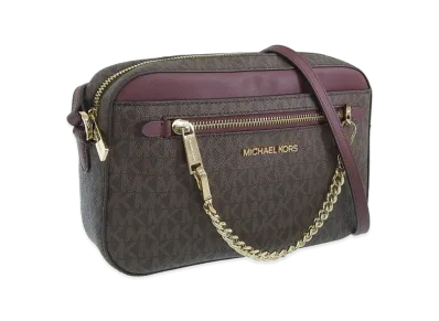 MICHAEL KORS Women's Jet Set Item "Brown/Wine"