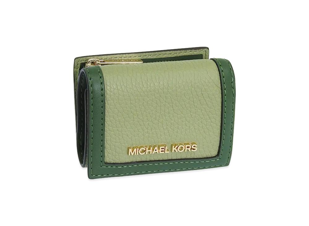 MICHAEL KORS Women's Trifold Wallet "Green"
