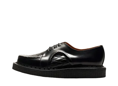 GEORGE COX Women's Dab No.4 Sole "Black" Modified Leather DAB_IVC_040