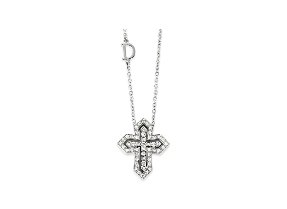 DAMIANI Women's Necklace Belle Epoque Crown "White Gold"