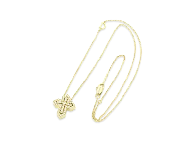 DAMIANI Women's Belle Epoque Crown Necklace "Yellow Gold"