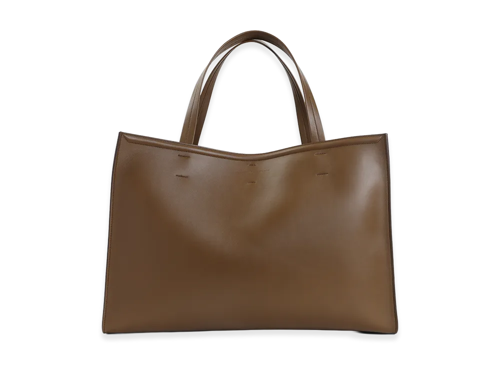PHOEBE PHILO Large Slouch Cabas Tote Bag "Brown"