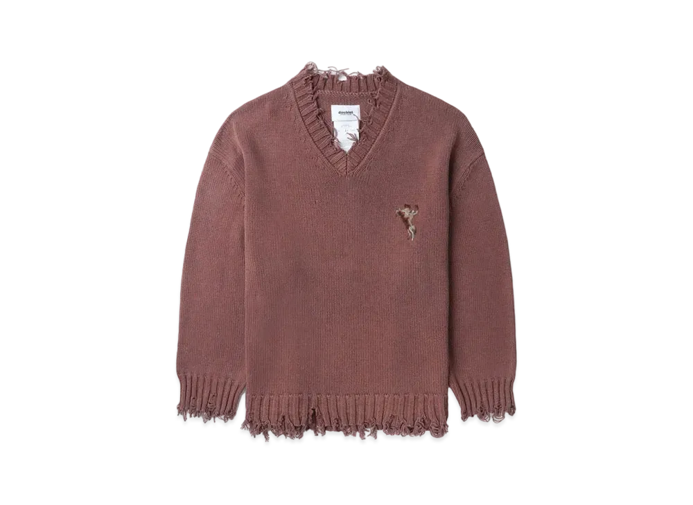 doublet V-neck Pullover "Rustic Brown"