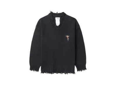 doublet V-neck Pullover "Black"