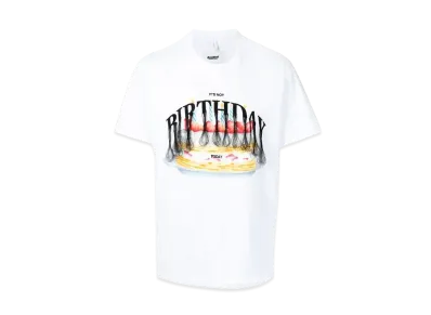 doublet Graphic Print T-shirt "White"