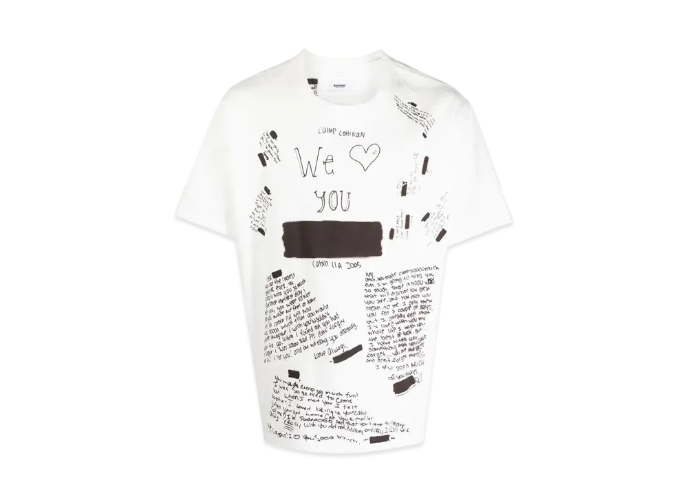 doublet Graphic T-shirt "White"